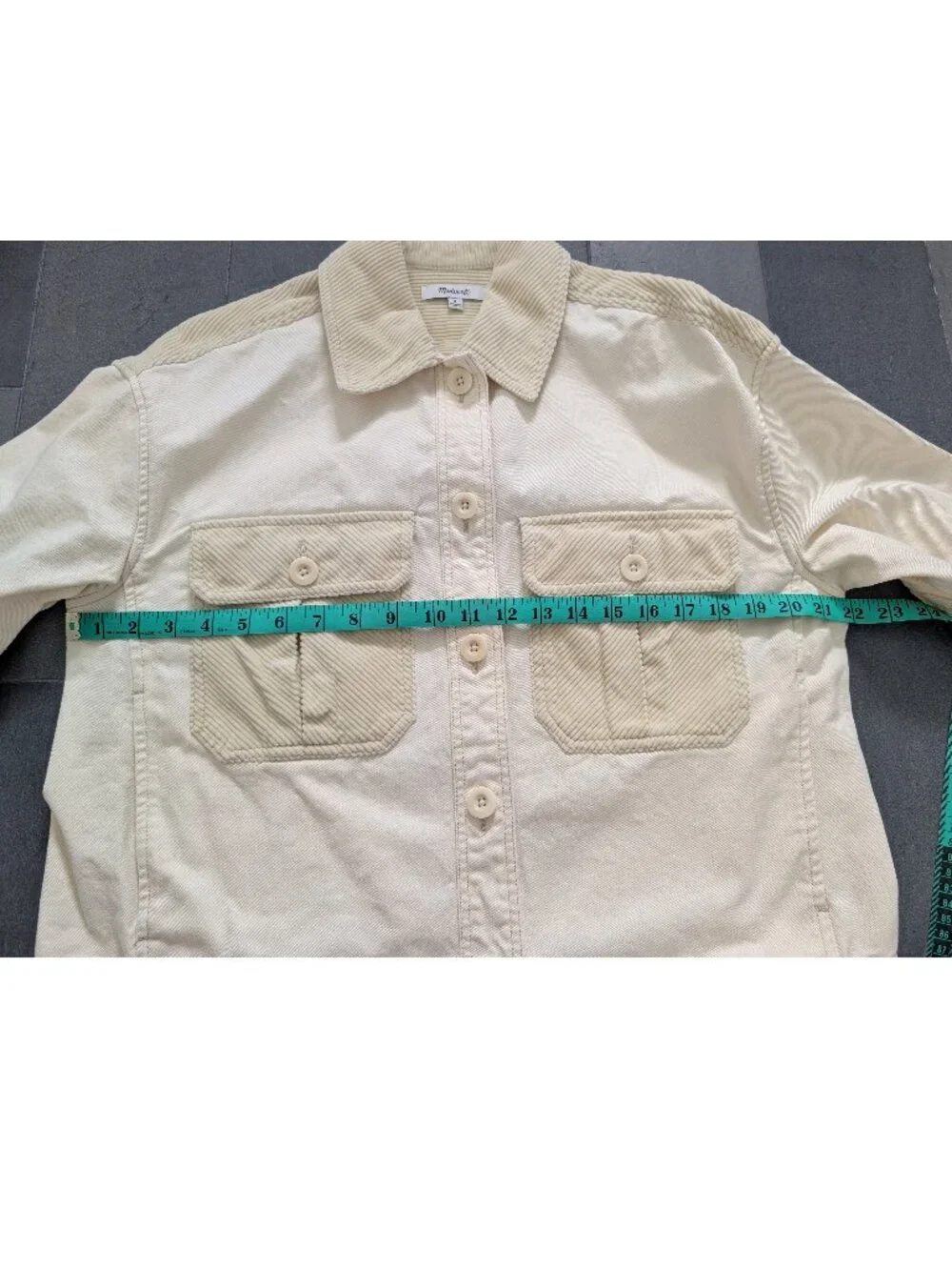 NWOT Madewell Chino Boxy Shirt Jacket - Picture 7 of 13